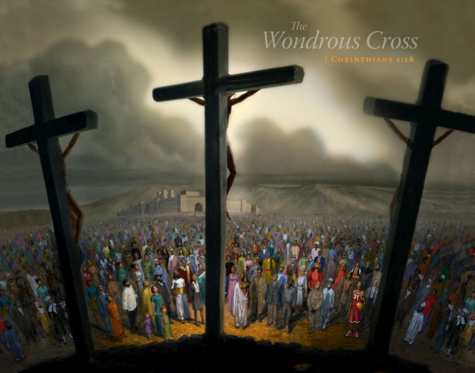 The Wondrous Cross 22x28 676